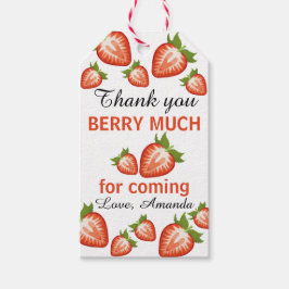 Tack så mycket för Berry... Presentetikett