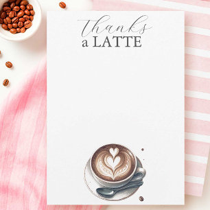 Tack så mycket kaffefantast Notekort Anteckningskort
