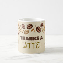 Tack så mycket kaffemugg uppskattningspresent