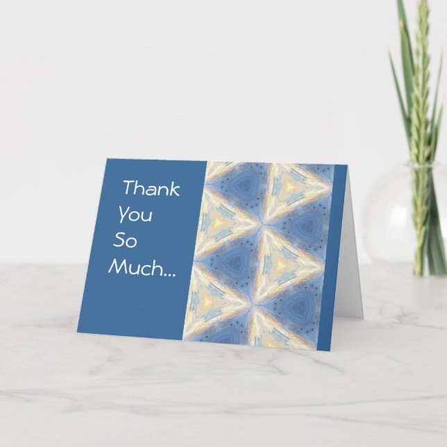 Tack så mycket… kort (Framsida)