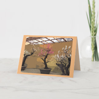 "Tack så mycket"-kort japansk bonsai träd Tack Kort