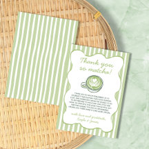 Tack Så Mycket Matcha Grönt Te Babyfirande