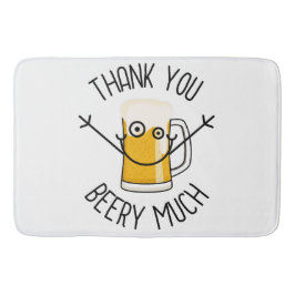 Tack så mycket öl - Dumma ansikte Badrumsmatta