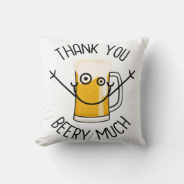 Tack så mycket öl - Dumma ansikte Kudde