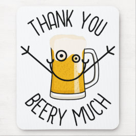 Tack så mycket öl - Dumma ansikte Musmatta