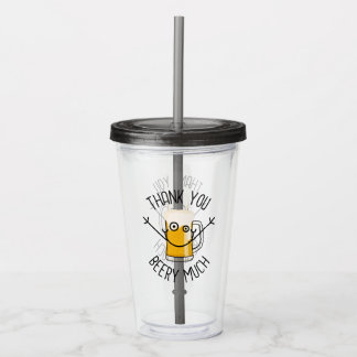 Tack så mycket öl - Dumma ansikte Take Away Mugg