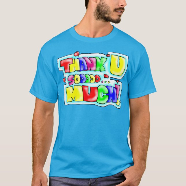 Tack så mycket! t-shirt (Framsida)