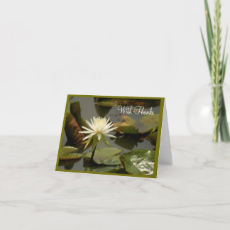 Tack så mycket, vatten. kort