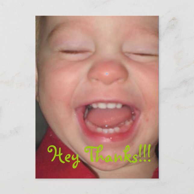 Tack så mycket!!! vykort (Framsida)