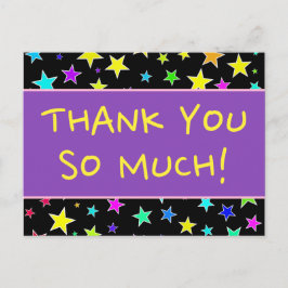 "TACK SÅ MYCKET!" vykort