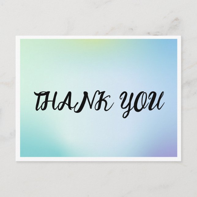 Tack så mycket  vykort (Framsida)