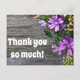 Tack så mycket vykort