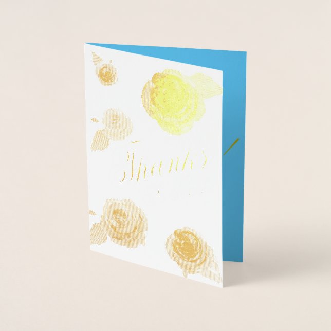 Tack så mycketTack Folierat Kort (Framsida)