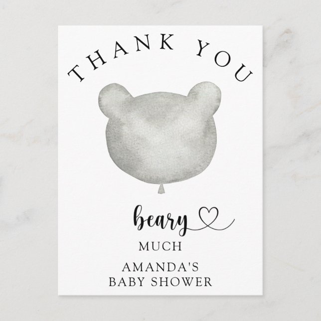 Tack så väldigt mycket vykort (Framsida)