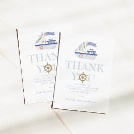 Tack Sailboat Nautical Baby Shower
