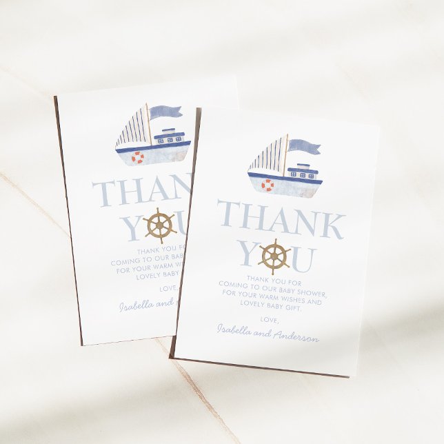 Tack Sailboat Nautical Baby Shower (Skapare uppladdad)