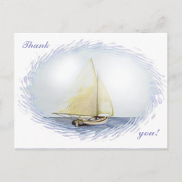 Tack! "Sailing" by Brigid O'Neill Hovey Vykort