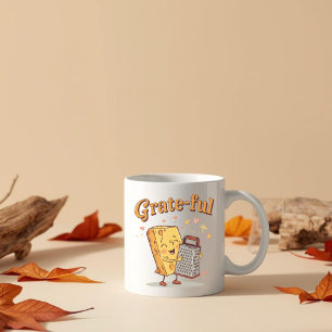 Tack-sam - Sött ost och riveverk Thanksgiving Kaffemugg