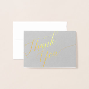 Tack Script Mini (3,5" x5")-eldkort Folierat Kort