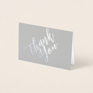 Tack Script Mini (3,5" x5")-eldkort Folierat Kort