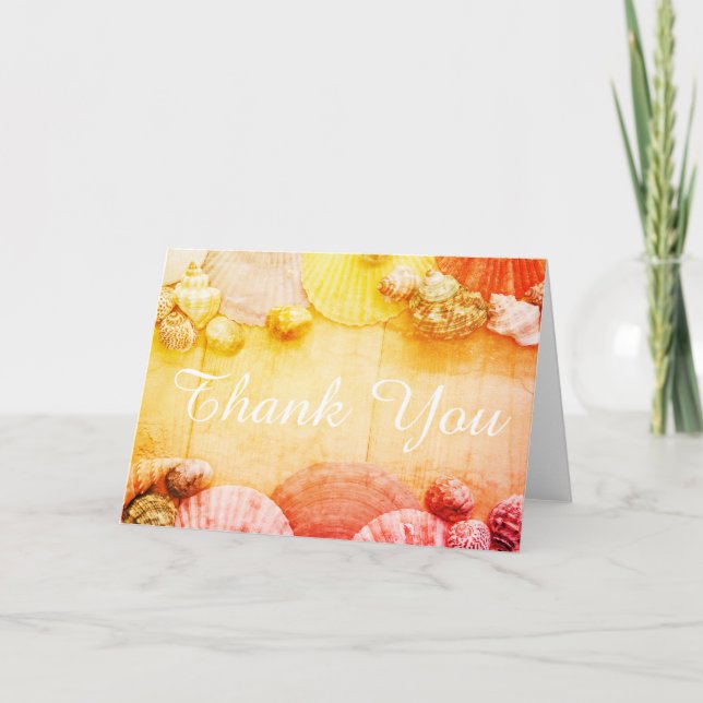 Tack Seashell Kort (Framsida)