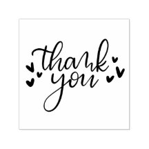 Tack Self-Inking Frimärke