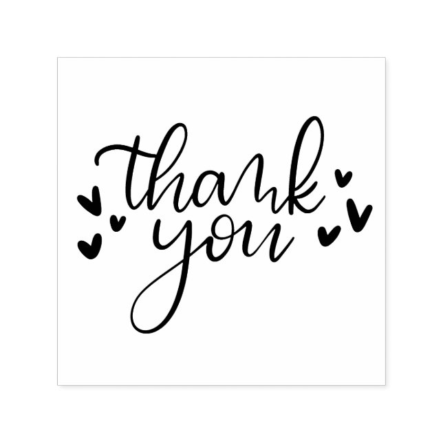 Tack Self-Inking Frimärke Självfärgande Stämpel (Design)