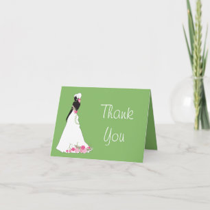 Tack Silhouette Bride Kort