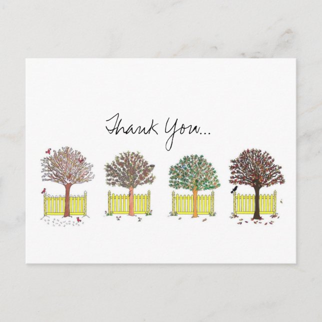 Tack, sjöar vykort (Framsida)