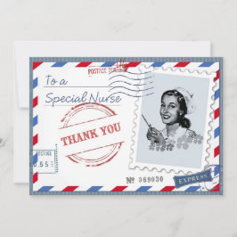 Tack sjuksköterska. Retro-sjukförsäkringskort för  Kort
