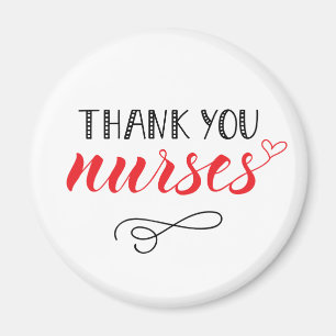 Tack sjuksköterskor   ROLIGT Magnet
