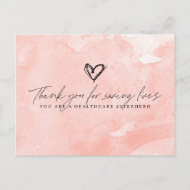 Tack Sjukvårdshjälte Vykort