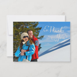 Tack Skript Foto - 3x5 Tack Inbjudningar