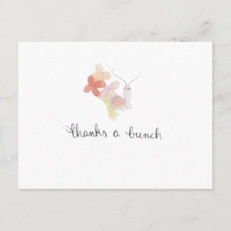 Tack Snigel Mycket Tack Postkort Vykort