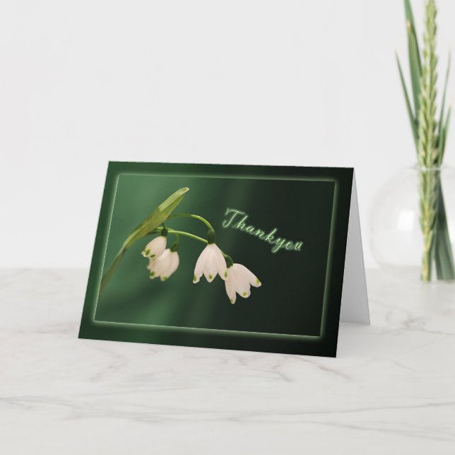 tack - snödroppar (Framsida)