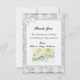 Tack, snöre Bröllop Inbjudningar