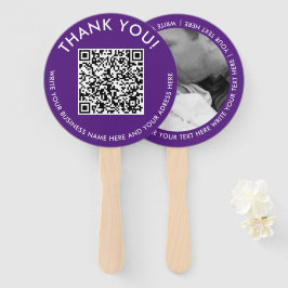 Tack Snyggt Violett Webbplats Promo QR-kod Foto