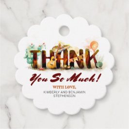 Tack So MUCHECKA Stil Gåvor Etiketter