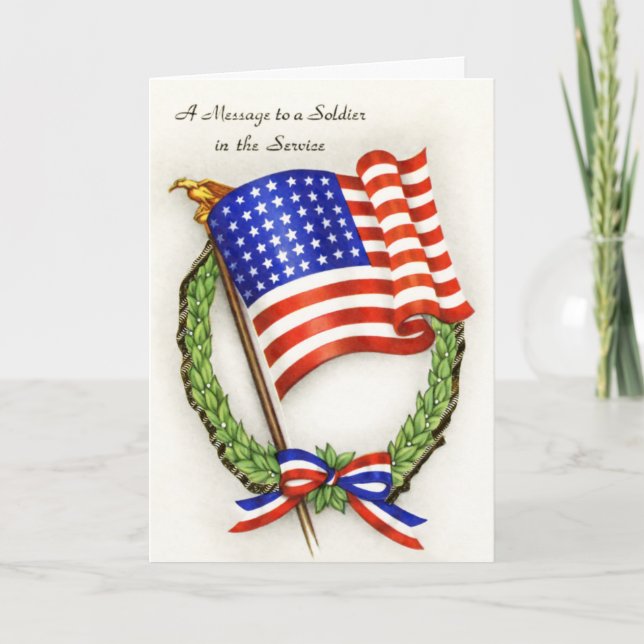 Tack Soldier Card (Framsida)