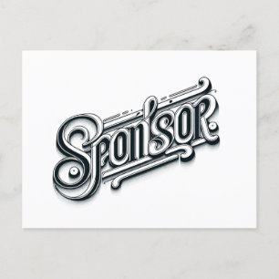 Tack Sponsor NA AA 12 steg postkort Vykort