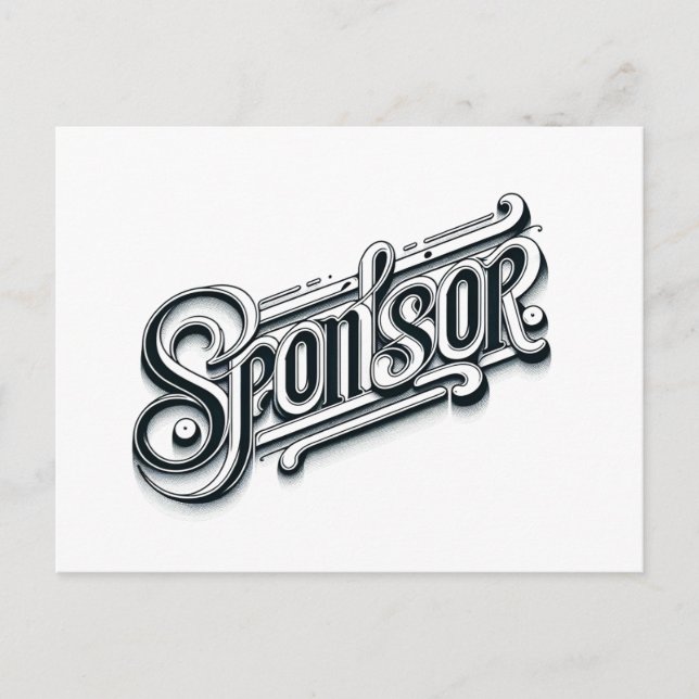 Tack Sponsor NA AA 12 steg postkort Vykort (Framsida)