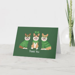 Tack St patricks day Pembroke Welsh Corgi Hund