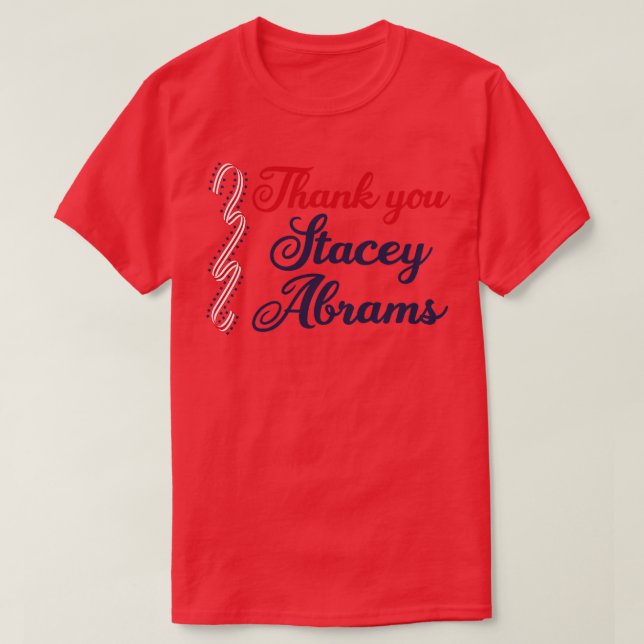 Tack Stacey Abrams T Shirt (Design framsida)