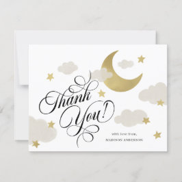 Tack Stars Cloud Baby Shower Kort