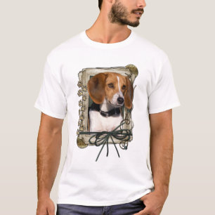 Tack - stentassar - Beagle Tee