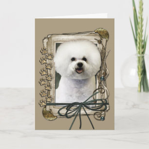 Tack - stentassar - Bichon Frise Kort