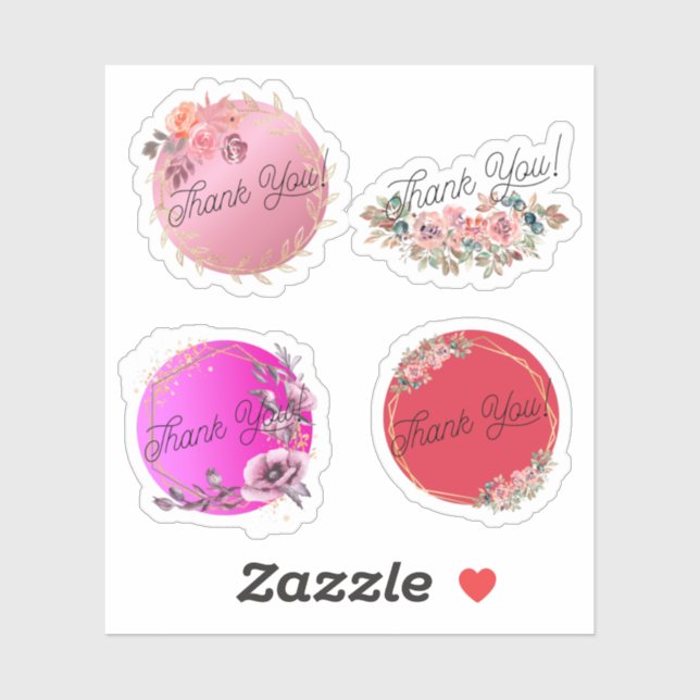 Tack, Sticker Klistermärken (Ark)