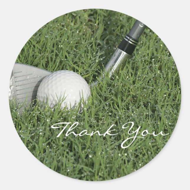 Tack Stickers Runt Klistermärke (Framsida)