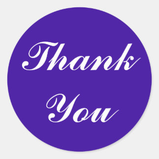 Tack Stickers Runt Klistermärke