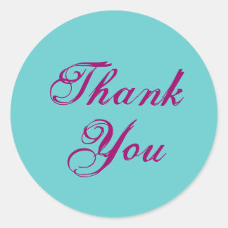 Tack Stickers Runt Klistermärke